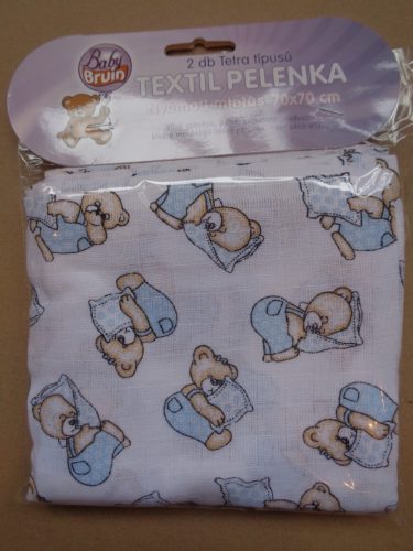 Tetra típusú textil pelenka mintás