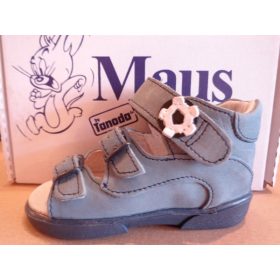 Maus bőr szandál kék foci labda