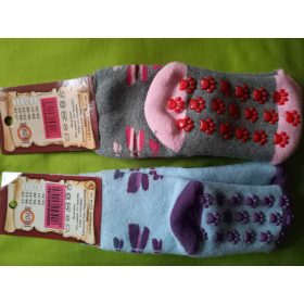 Spandex frottier zokni csúszásgátló talppal 2db