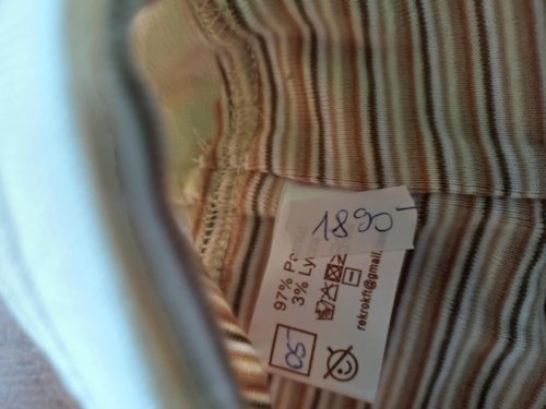 Pamut kis sapka hímzett